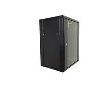Linxcom UK - 15U 19" 570 * 450mm Wall Mounted Network Cabinet Rack - Model E- Black