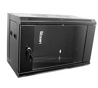 Linxcom UK - 6U 19" 570 * 300mm Wall Mounted Network Cabinet Rack - Model E- Black