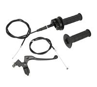 linxiaojix Mini Bike Parts, Throttle Clutch Handle Kit Black Matte Texture for Refurbishment for Maintenance Replacement for 50cc 90cc 110cc 125c 4 Stroke Dirt Bike