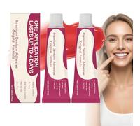 LINXINS 2 PCS Cushion Grip Denture Adhesive Gel for Full & Partial Dentures, Strong Hold & Comfortable Gentle Secure Dentures Fixation Dentals Glue for Adults