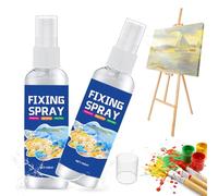 LINXINS 2 Pcs Fixative Spray for Pencil, Charcoal and Pastel Drawings, Pastel Fixative Spray, Quick-setting and Color-fixing, 100ml