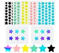 LINXINS 208 Dots Acne Starface Pimple Patch 6 Color, Star Face Pimple Patches Stars - Star Spot Patches - Pimple Patches Cute - star Patches for Spots for Acne Blemish Pimples Whiteheads Zit
