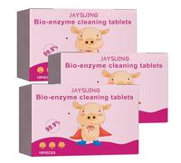 LINXINS 3Box Multi-functional Bio-enzyme Cleaning Tablets, Washing Tablets for Clothes, Bio Enzyme Cleaning Tablets, Bio Enzyme Explosive Salt, for Clothes, Curtains, Shoes