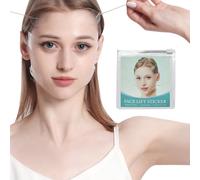 LINXINS 60 Pcs Face Lift Tape, Face Neck and Eye Lift Tape, Instant Face Lift Thin Face Strips, Invisible Face Lift Patches for Skin Tightening for Lifting Makeup Tool Chin Lift Tape for Everyone
