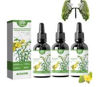 LINXINS Dendrobium & Mullein Extract 3Pcs Mullein Leaf Extract for Lungs Mullein Drops for Lungs Lung Cleanse Lignosus for Lungs Effective Mucus Expulsion and Respiratory Cleanse