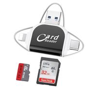 LINXINS Multi-Port 4 in1 Universal SD TF Card Reader 1 Set 4 in 1 Universal Card Reader USB 3.0 External Memory Card Reader Micro SD Card Camera Memory Card Reader SD Micro SD Card Reader