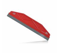 LINXINS Paint Trim Guard Paint Wallpaper Scraper 11.4inch Multi-Purpose Straight Edge Tool Painter's Trim Guard Stainless Steel Trim Guide Perfect Size for Precision Painting (Red)