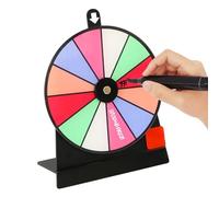 LINXINS Spin the Wheel 12 Slots Spinning Prize Wheel Spin the Wheel with Stand, Roulette Wheel of Fortune - Erasable Acrylic Board, Non-slip Detachable Spinnings Wheel for Carnival Party Trade Show