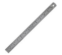 Linxor Linex Ruler 30Cm, Stainless Steel, With Imperial And Metric Markings