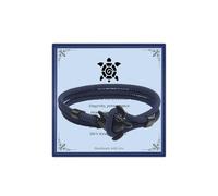 LINY Ocean Animal Nautical Braided Wrap Rope Bracelets, Navy Marine String Bracelet with Hook Shark Dolphin Turtle Octopus Braided Bracelets Sea Animal Lover Gifts for Women Men, Adjustable, Milan