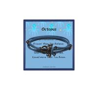 LINY Ocean Animal Nautical Braided Wrap Rope Bracelets, Navy Marine String Bracelet with Hook Shark Dolphin Turtle Octopus Braided Bracelets Sea Animal Lover Gifts for Women Men, Adjustable, Milan