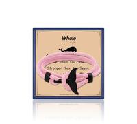 LINY Ocean Animal Nautical Braided Wrap Rope Bracelets, Navy Marine String Bracelet with Hook Shark Dolphin Turtle Octopus Braided Bracelets Sea Animal Lover Gifts for Women Men, Adjustable, Milan
