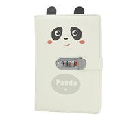 LinYesh A5 Creative Vintage PU Leather Combination Lock Diary, Writing Notebook Planner Organiser, Password Diary, Secret Diary, Gift for Children Kid Girls Boys, 220 x 150 mm