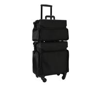 LINYpA66 Rolling Makeup Case Tattoo Embroidery Beauty Manicure Makeup Trolley Bag Artist 2 In 1 Luggage Box Suitcase Professional Toolbox