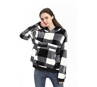 LINYUCHEN Cat Pouch Hoodie Large Pet Pouch Sweatshirt Puppy Kitten Holder Carrier Pullover Tops for Women, White, XXL