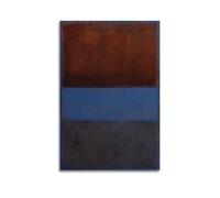 LINYUYING Mark Rothko ArtWork - Rust And Blue Print Posterwall Art Canvas Aesthetic Music And Movie Decoration Living Room Bedroom 12x18inch(30x45cm) Unframe-style