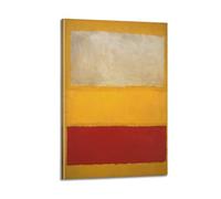 LINYUYING Mark Rothko Painter Artwork Posterwall Art Canvas Aesthetic Music And Movie Decoration Living Room Bedroom 12x18inch(30x45cm) Frame-style