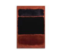 LINYUYING Mark Rothko Painter Works (Black In Deep Red) Art Posterswall Art Canvas Aesthetic Music And Movie Decoration Living Room Bedroom 24x36inch(60x90cm) Unframe-style
