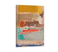 LINYUYING Mark Rothko Poster Multiform Abstract Rectangular Regions Of Colorwall Art Canvas Aesthetic Music And Movie Decoration Living Room Bedroom 12x18inch(30x45cm) Frame-style