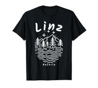 Linz Austria Value Graphic T-Shirt, Men, Black, M