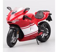 LINZDSIAM 1/12 Motorcycle Model Bike GP Scale Diecasts & Toy Vehicles Miniature Hobby For Ducati Desmosedici RR Moto 2009
