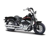 LINZDSIAM 1:18 For Harley For Davidson 2008 FLSTSB Cross Bones Die Cast Vehicles Collectible Hobbies Motorcycle Model Toys