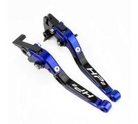 LINZDSIAM for HP2 H P 2 Sport 2008 2009 2010 2011 Motorcycle Aluminum Adjustable Folding Extendable Brake Clutch Levers(Blue-B)