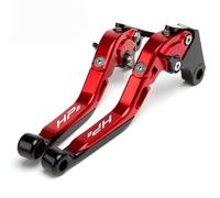 LINZDSIAM for HP2 H P 2 Sport 2008 2009 2010 2011 Motorcycle Aluminum Adjustable Folding Extendable Brake Clutch Levers(Red-A)