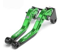 LINZDSIAM for HP2 H P 2 Sport 2008 2009 2010 2011 Motorcycle Aluminum Adjustable Folding Extendable Brake Clutch Levers(Green-A)
