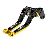 LINZDSIAM for HP2 H P 2 Sport 2008 2009 2010 2011 Motorcycle Aluminum Adjustable Folding Extendable Brake Clutch Levers(Black-C)