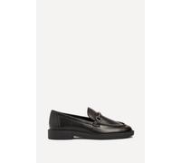 Linzi Elite Black Faux Leather Loafer Black 6-Standard Fit