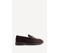 Linzi Elite Brown Faux Suede Loafer Brown