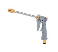 LINZI High Pressure Spray Gun with Adjustable Nozzle Aluminium Alloy Garden Hose Water Sprayer Long Nozzle for Car Washing Cleaning, Garden Lawn Plant Watering and Pet Showering