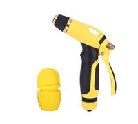 LINZI High Pressure Spray Gun with Metal Alloy Nozzle, 4 Watering Modes Adjustable Garden Hose Spray Gun Water Sprayer, for Plant Lawn Watering, Pet Showering, Car Washing, Window Cleaning