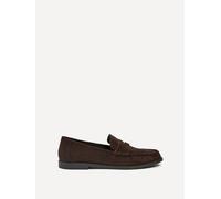 Linzi Precise Brown Faux Suede Classic Loafer Brown