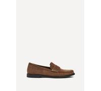 Linzi Precise Tan Faux Suede Classic Loafer Tan