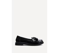 Linzi Rosemary Black Patent Loafers Black