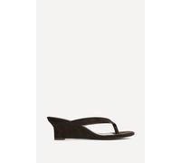 Linzi Santorini Brown Wedge Mules Brown
