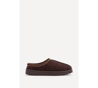 Linzi Tammy Brown Suede Slipper Brown 4-Standard Fit
