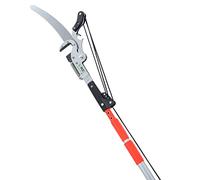 LINZI Telescopic Tree Pruner 4.5M with 350mm Extra Blade Extendable Long Reach Pole Pruning Saw Tree Loppers for Cutting Trimming High Branches Leaves Shrubs