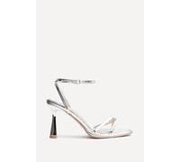 Linzi Verve Silver Crossover Stiletto Heel Silver