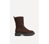 Linzi Women's Bentley Brown Chunky Ankle Boots | Size: 4/Standard Fit