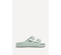 Linzi Women's Candice Mint Slip On Slider Sandals in Green | Size: 4-Standard Fit Linzi Green 4-Standard Fit