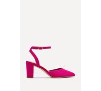 Linzi Women's Carrie Fuchsia Faux Suede Court Heels | Size: 7/Standard Fit