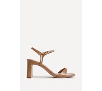 Linzi Women's Charisma Camel Faux Leather Heeled Sandals | Size: 4-Standard Fit Linzi Camel 4-Standard Fit