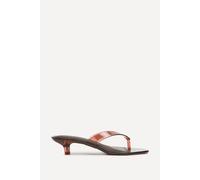Linzi Women's Cher Brown Jelly Heeled Sandals | Size: 7-Standard Fit Linzi Brown 7-Standard Fit