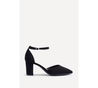 Linzi Women's Davinas Wide Fit Black Faux Suede Court Heels | Size: 7-Wide Fit Linzi Black 7-Wide Fit