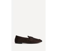 Linzi Women's Edition Brown Faux Suede Penny Loafers | Size: 4-Standard Fit Linzi Brown 4-Standard Fit