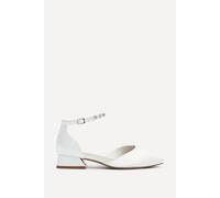 Linzi Women's Everlasting Wide Fit Bridal Low Court Heels in White | Size: 4-Wide Fit Linzi White 4-Wide Fit
