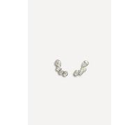 Linzi Women's Gaze Silver Crystal Four Stone Stud Earrings Linzi Silver One Size